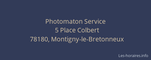 Photomaton Service