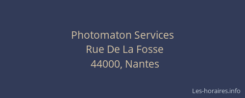 Photomaton Services