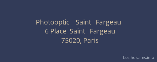 Photooptic    Saint   Fargeau