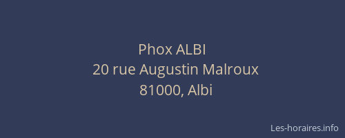 Phox ALBI
