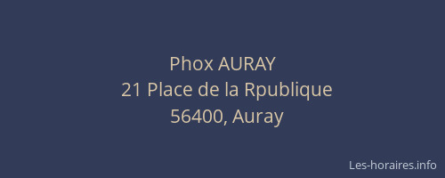 Phox AURAY