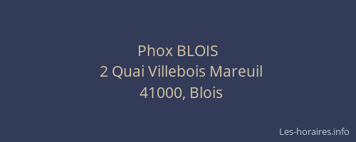 Phox BLOIS