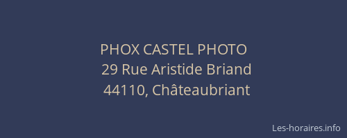 PHOX CASTEL PHOTO