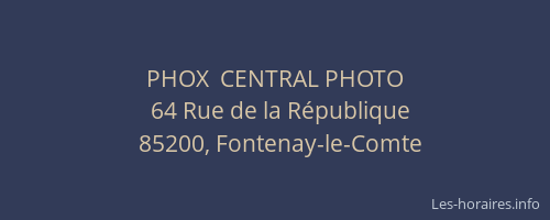 PHOX  CENTRAL PHOTO