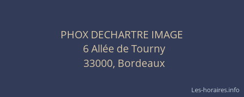 PHOX DECHARTRE IMAGE