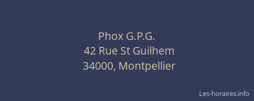 Phox G.P.G.