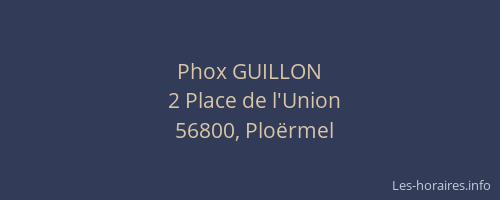 Phox GUILLON