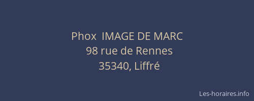 Phox  IMAGE DE MARC