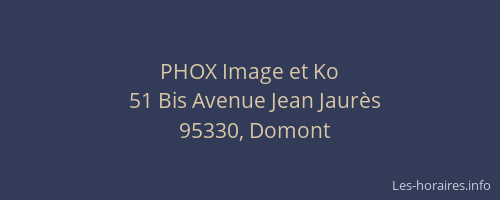PHOX Image et Ko