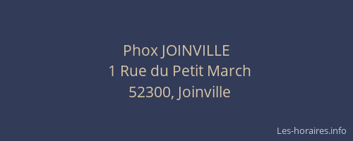 Phox JOINVILLE