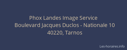 Phox Landes Image Service