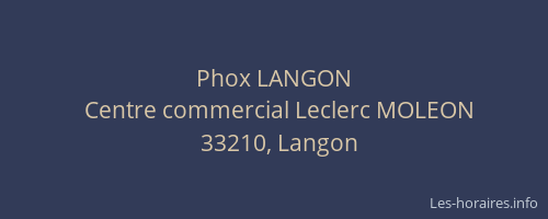 Phox LANGON