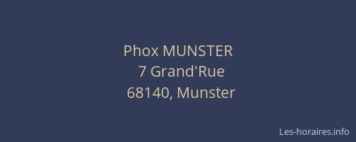 Phox MUNSTER