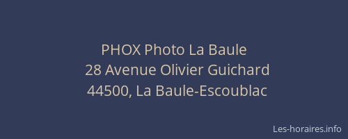 PHOX Photo La Baule