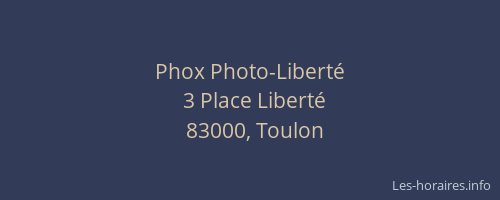 Phox Photo-Liberté