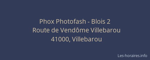 Phox Photofash - Blois 2