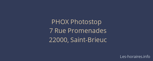 PHOX Photostop