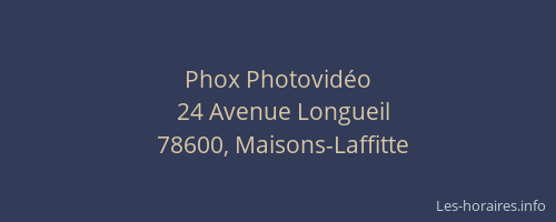 Phox Photovidéo