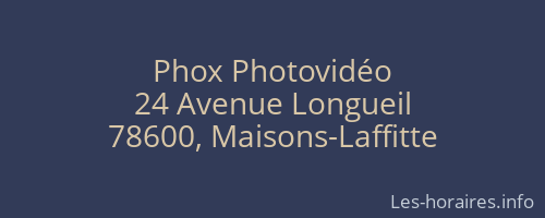 Phox Photovidéo