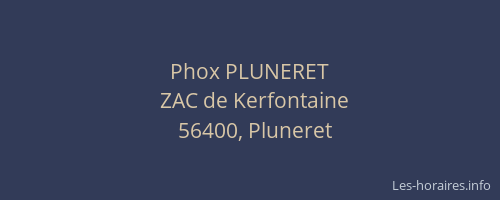 Phox PLUNERET