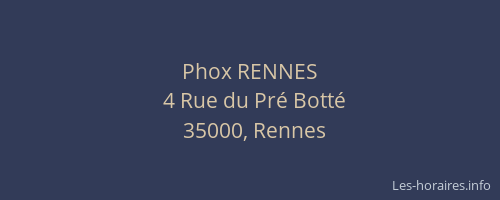 Phox RENNES