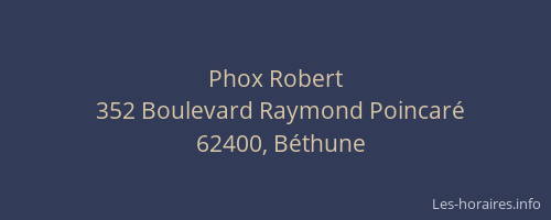 Phox Robert