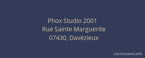 Phox Studio 2001