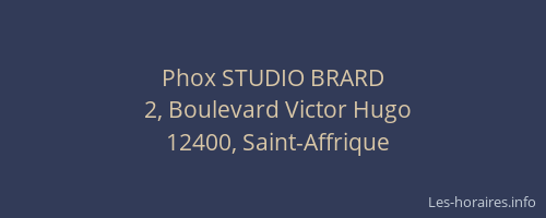 Phox STUDIO BRARD
