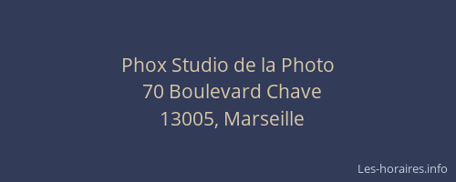 Phox Studio de la Photo