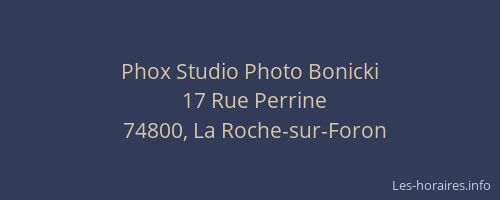 Phox Studio Photo Bonicki