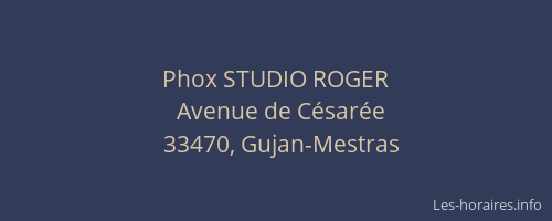 Phox STUDIO ROGER