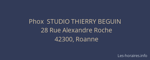 Phox  STUDIO THIERRY BEGUIN