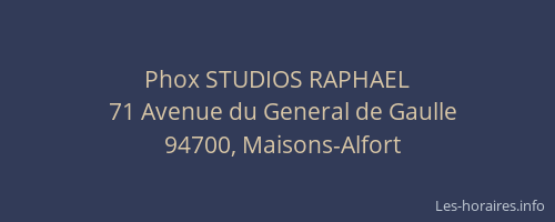Phox STUDIOS RAPHAEL