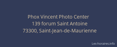 Phox Vincent Photo Center