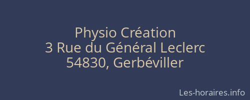 Physio Création
