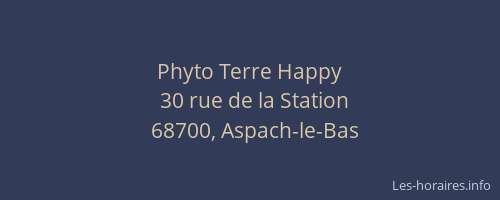Phyto Terre Happy