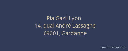 Pia Gazil Lyon