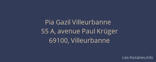 Pia Gazil Villeurbanne