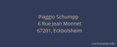 Piaggio Schumpp