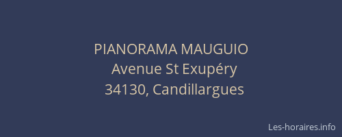 PIANORAMA MAUGUIO