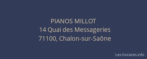 PIANOS MILLOT