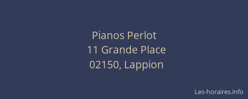 Pianos Perlot