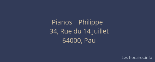 Pianos    Philippe