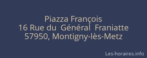 Piazza François