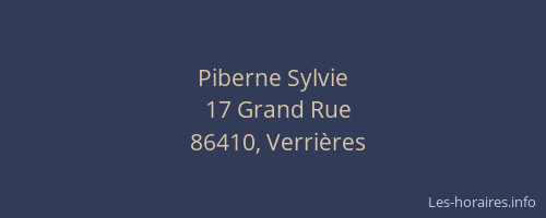 Piberne Sylvie
