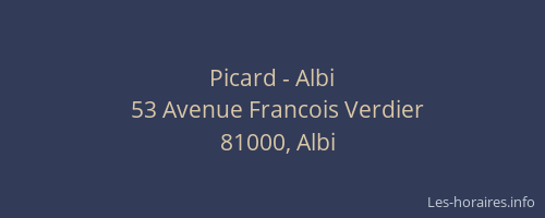 Picard - Albi