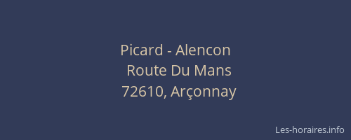 Picard - Alencon