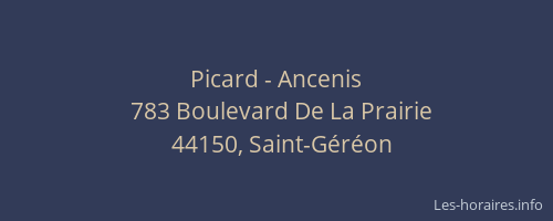 Picard - Ancenis