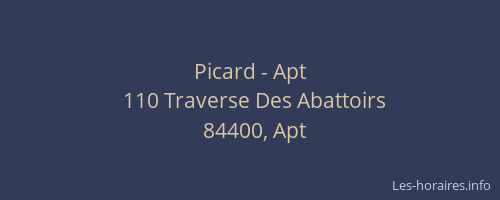 Picard - Apt