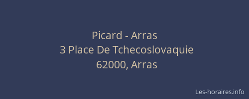 Picard - Arras